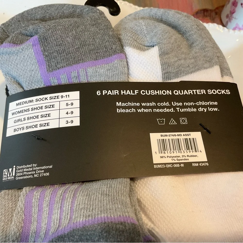 🌸Ladies 12 Pair Quarter Socks